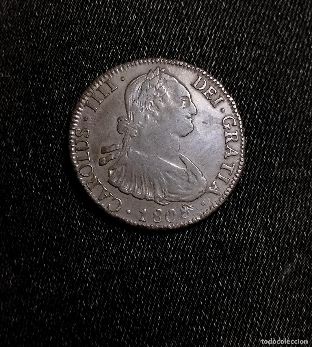 Monedas de Espa&ntilde;a: MBC+ Carlos IV 4 reales 1808 Potos&iacute;