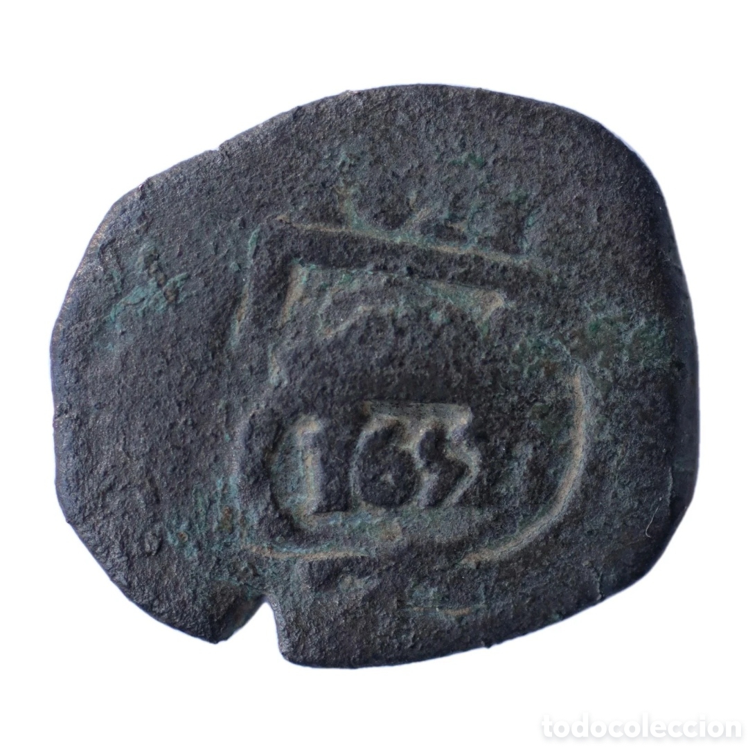 Monedas de Espa&ntilde;a: 8 MARAVEDIS 1621 RESELLADOS 1652