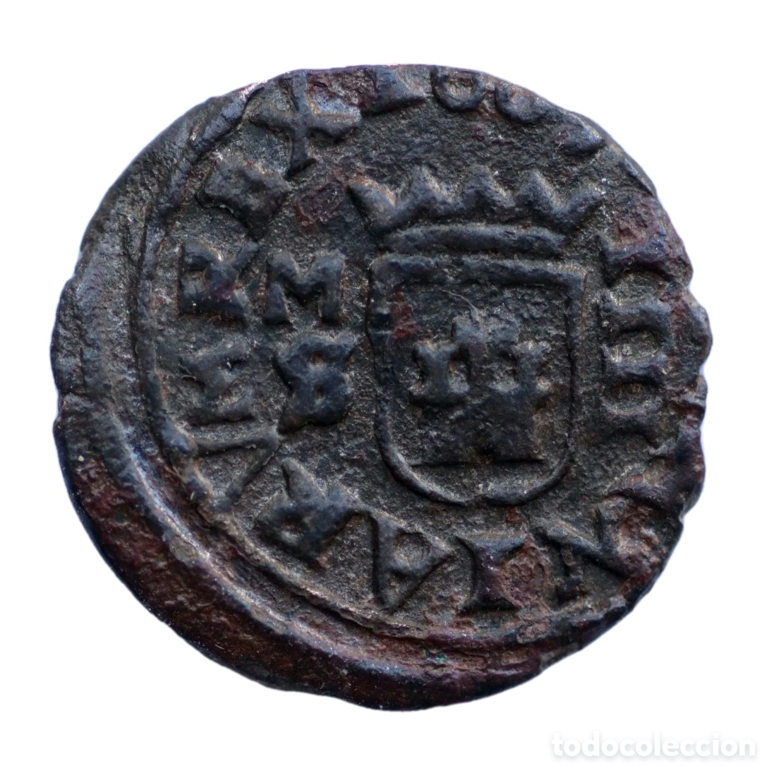 Monedas de Espa&ntilde;a: 4 MARAVEDIS 1663 FELIPE IV MADRID S