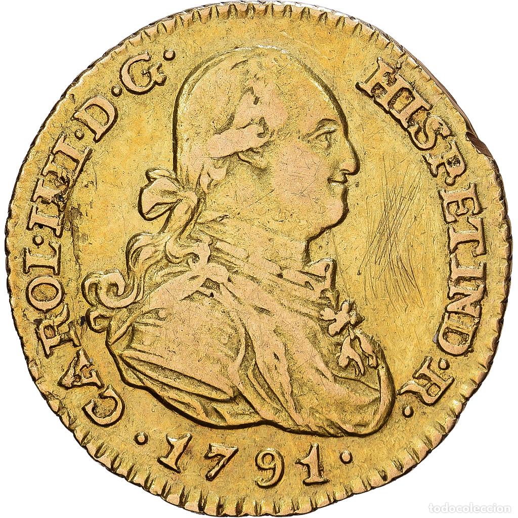 Monedas de Espa&ntilde;a: [#1546489] Espa&ntilde;a, Charles IV, Escudo, 1791, Madrid, Oro, BC+, KM:434