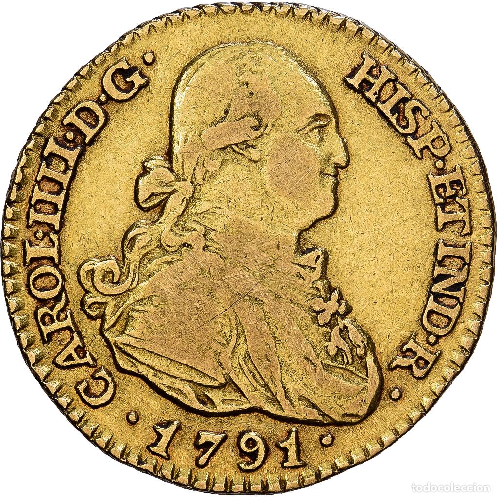 Monedas de Espa&ntilde;a: [#1546488] Espa&ntilde;a, Charles IV, Escudo, 1791, Madrid, Oro, BC+, KM:434