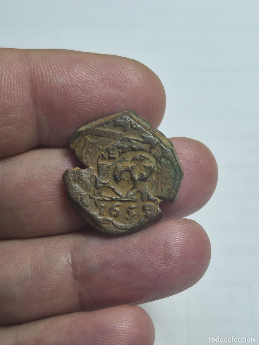 Monedas de Espa&ntilde;a: NT/ BONITO RESELLO VIII MARAVEDIES 1659 (E1454)