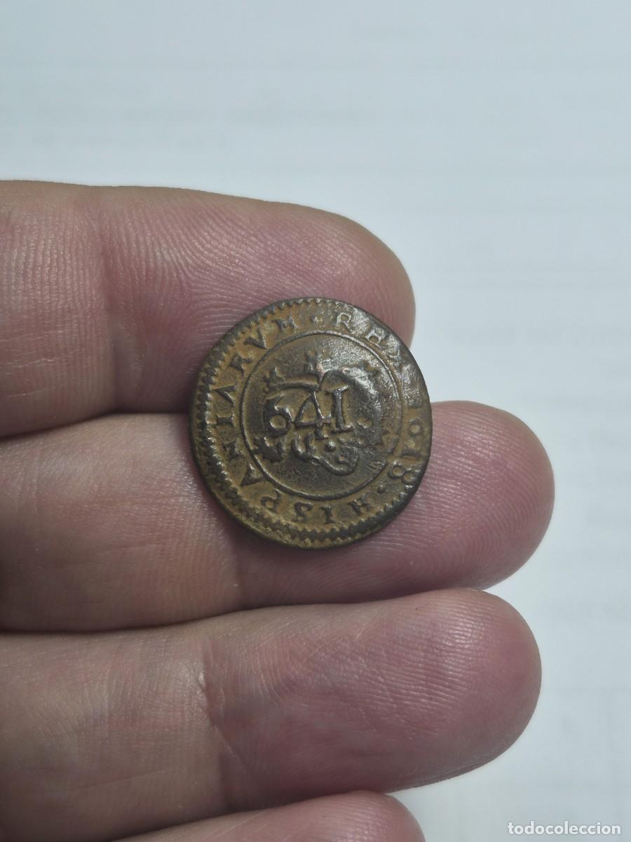 Monedas de Espa&ntilde;a: NT/ PRECIOSO RESELLO VI MARAVEDIES 1641 (E1457)