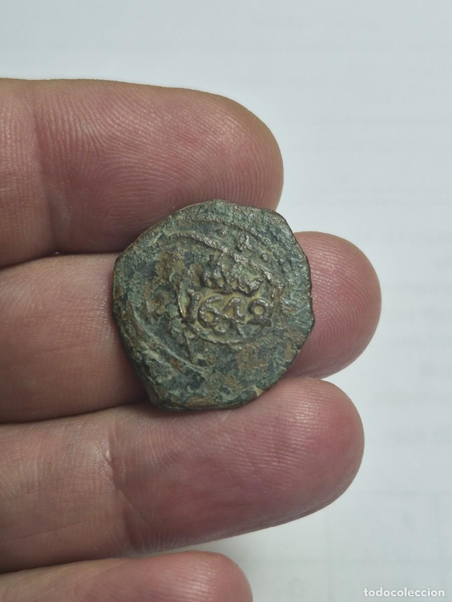 Monedas de Espa&ntilde;a: NT/ BONITO RESELLO VIII MARAVEDIES 1642 MADRID (E1459)