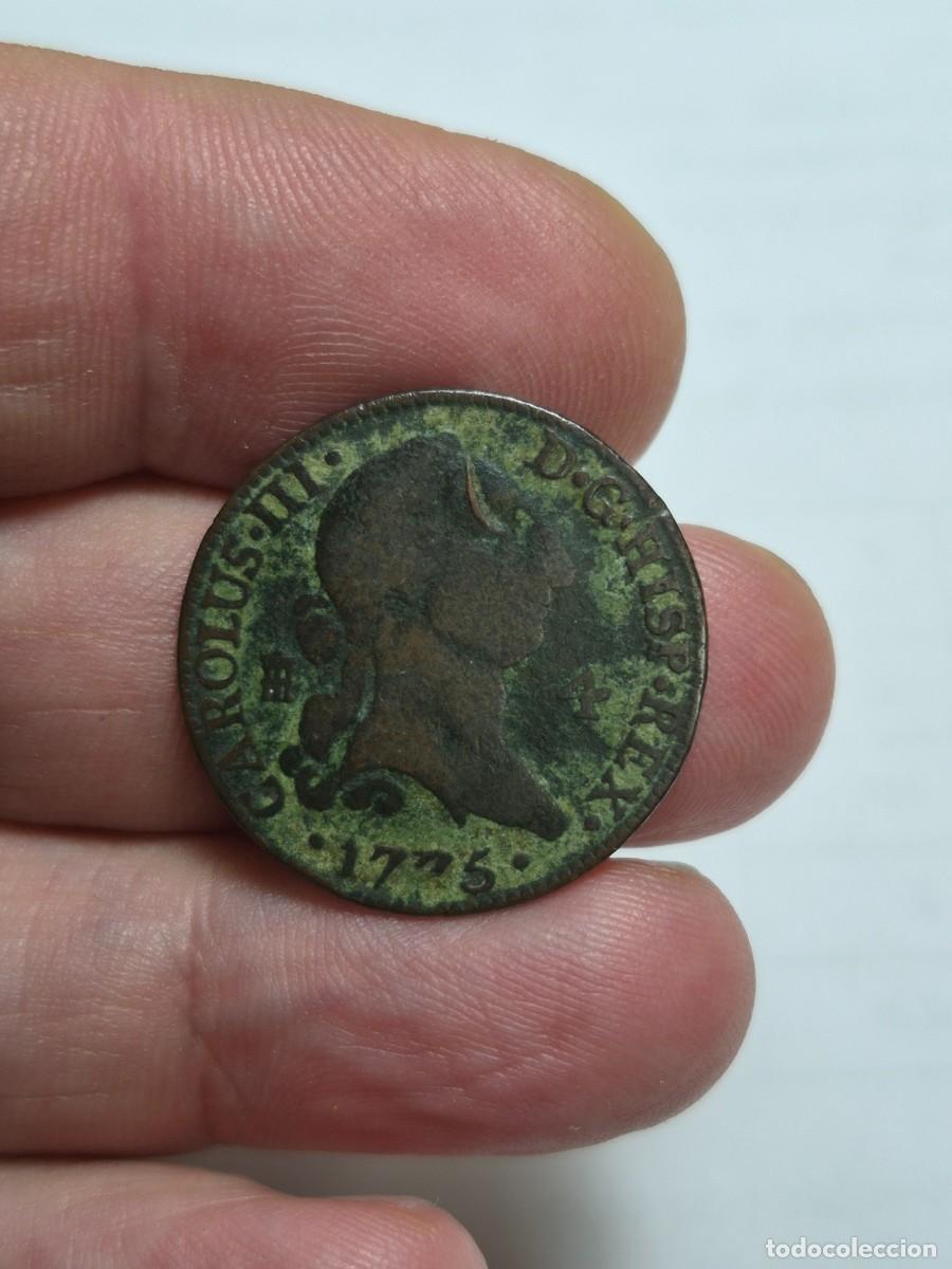 Monedas de Espa&ntilde;a: NT/ CARLOS III 4 MARAVEDIES 1775 SEGOVIA (E1464)