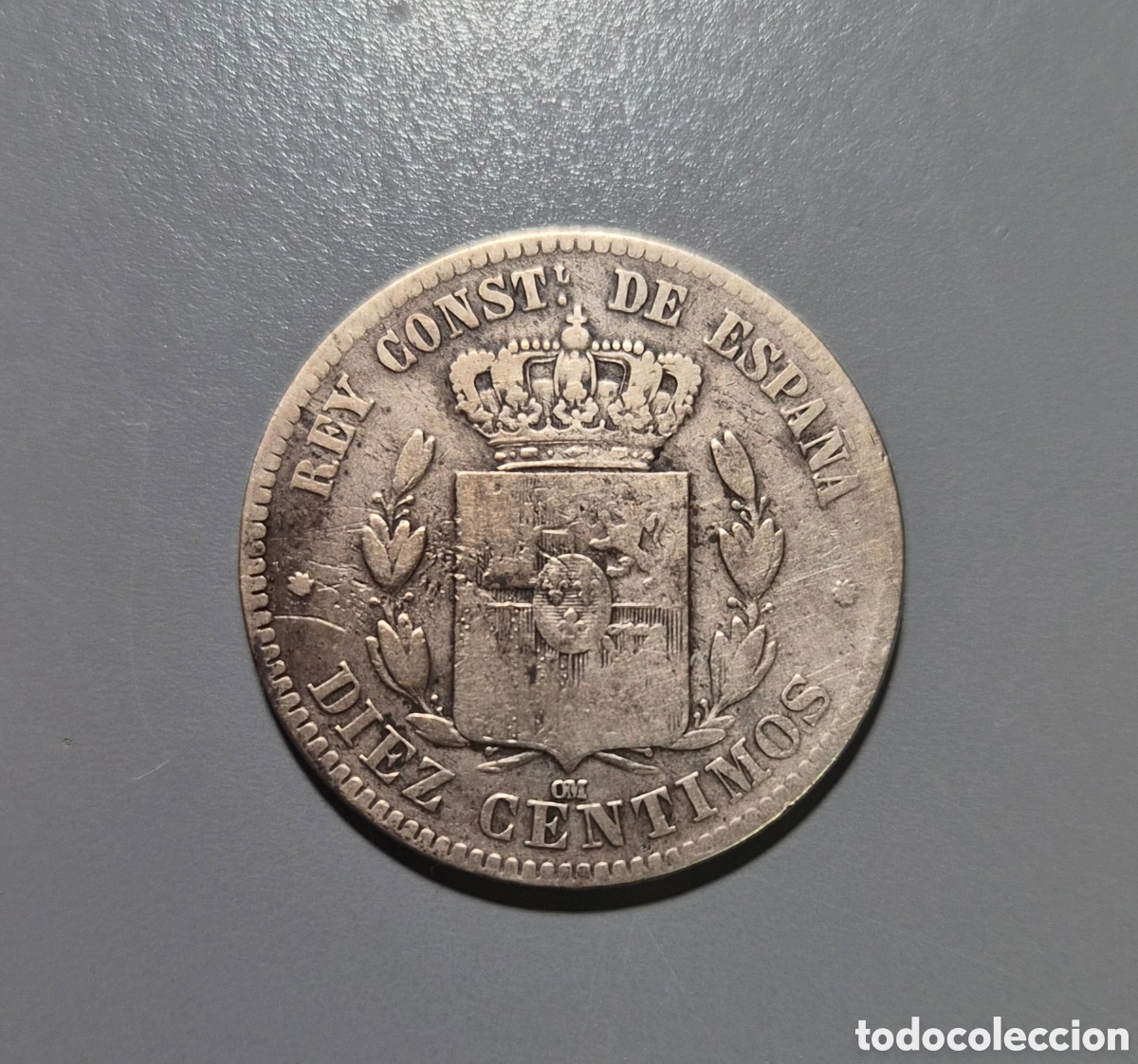 Monedas de Espa&ntilde;a: Moneda de 10 c&eacute;ntimos Alfonso XII 1879 &ndash; Espa&ntilde;a