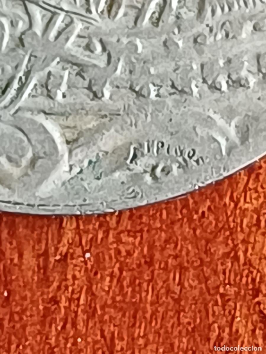 Monedas de Espa&ntilde;a: Moneda de 25 c&eacute;ntimos del a&ntilde;o 1925. Error en la &Ntilde; que es una N en este caso. - Foto 6