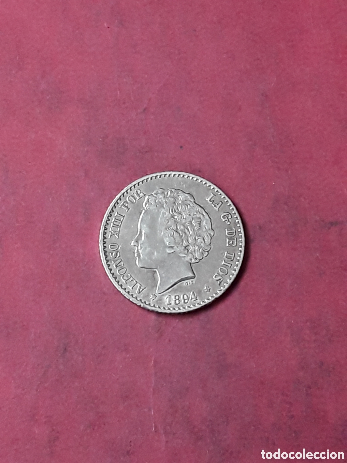 Moedas de Espanha: 50 CENTIMOS 1894 ALFONSO XIII
