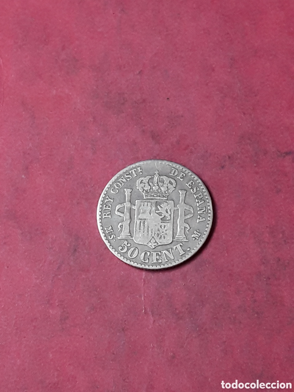 Monedas de Espa&ntilde;a: 50 CENTIMOS 1881 ALFONSO XII - Foto 2