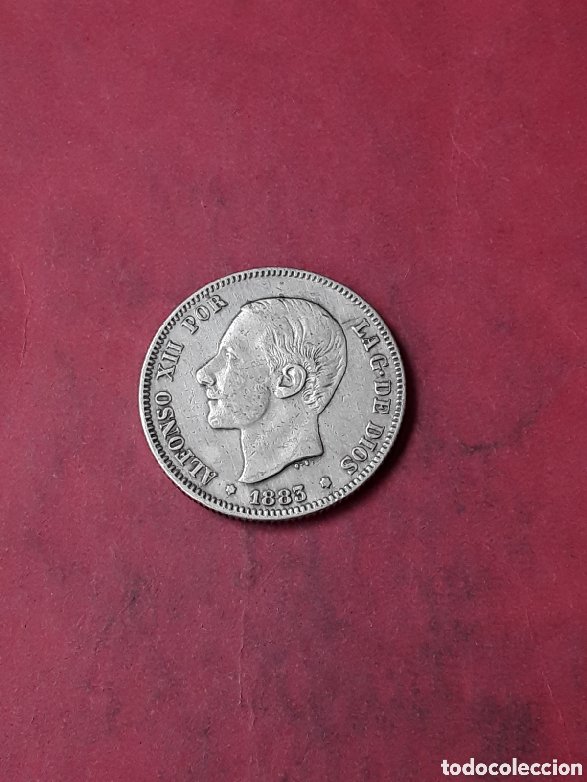 Monete da Spagna: 2 PESETAS 1883 PLATA. ALFONSO XII.