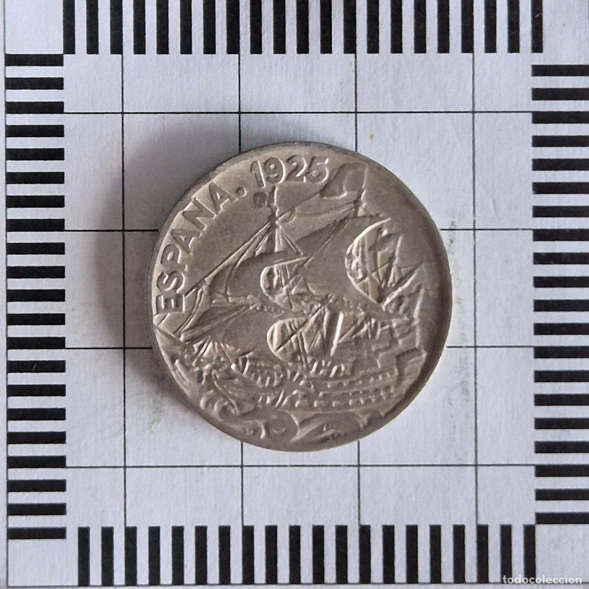 Monedas de Espa&ntilde;a: ALFONSO XIII, 25 C&Eacute;NTIMOS, 1925. (KM#740).