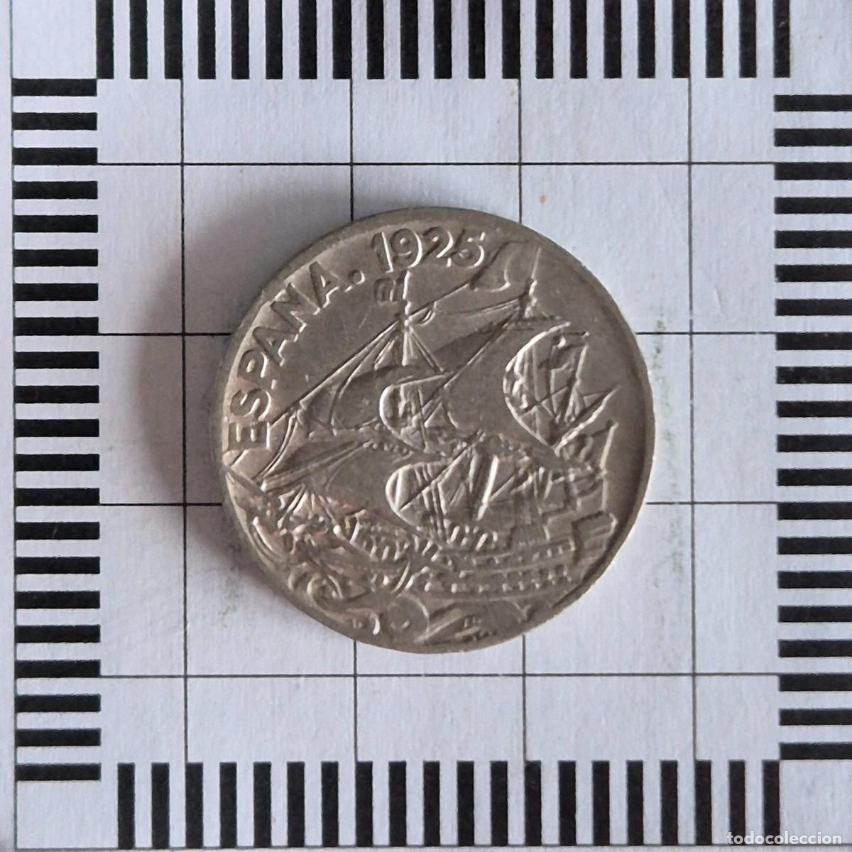 Monedas de Espa&ntilde;a: ALFONSO XIII, 25 C&Eacute;NTIMOS, 1925. (KM#740).