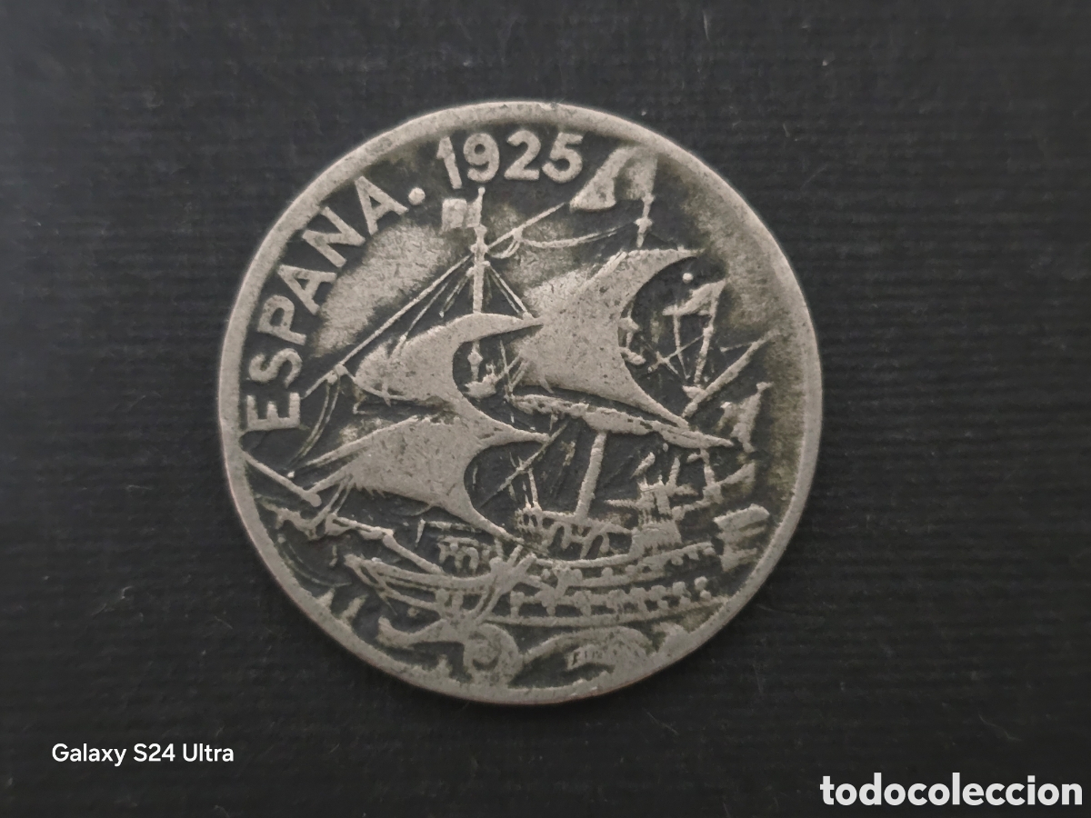 Monedas de Espa&ntilde;a: 25 C&Eacute;NTIMOS DE 1925 .....MUY BONITA...S3/11....ES EL DE LAS FOTOS