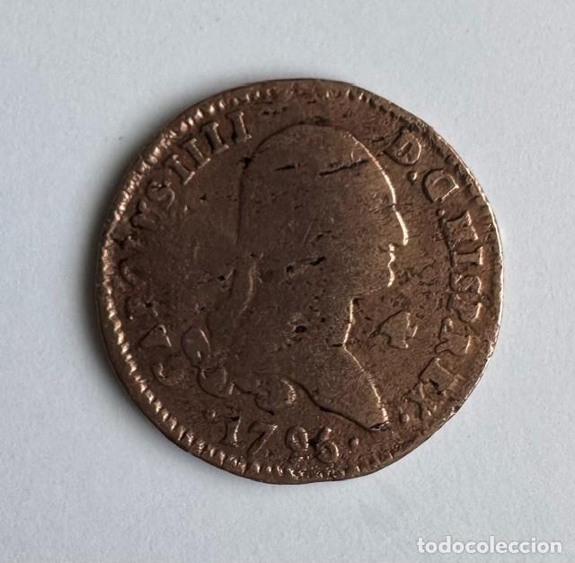Monedas de Espa&ntilde;a: 4 MARAVED&Iacute;S CAROLUS IIII - CARLOS IV - 1796 - SEGOVIA