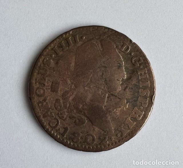 Monedas de Espa&ntilde;a: 4 MARAVED&Iacute;S CAROLUS IIII - CARLOS IV - 1802 - SEGOVIA
