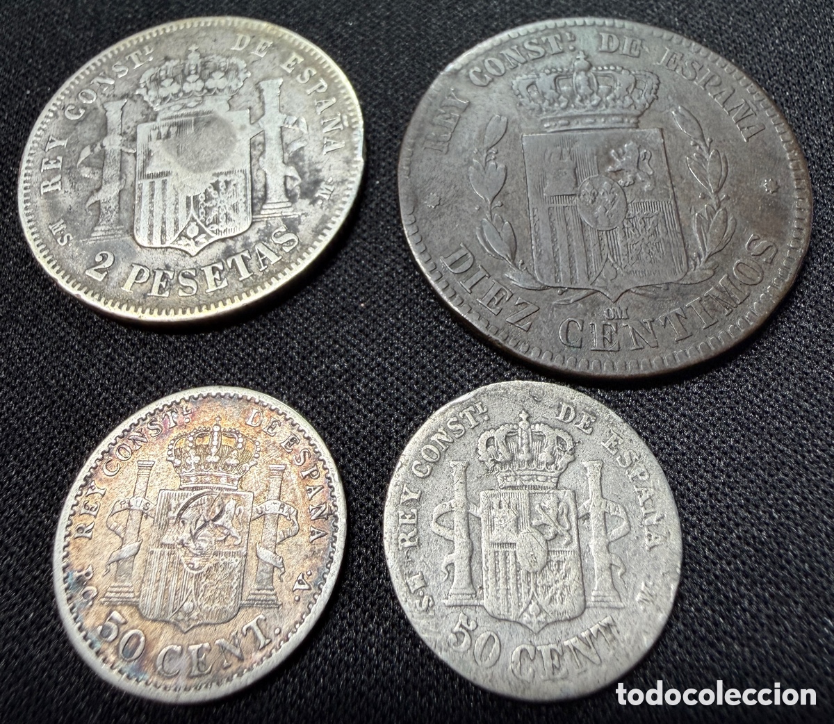 Monedas de Espa&ntilde;a: Lote c&eacute;ntimos Alfonso XII /XIII - Foto 3