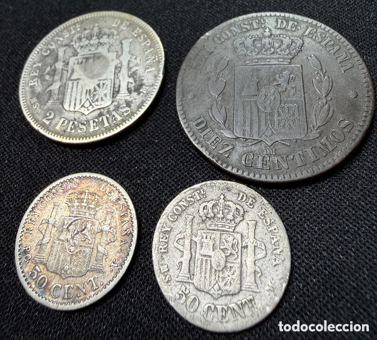 Monedas de Espa&ntilde;a: Lote c&eacute;ntimos Alfonso XII /XIII - Foto 5