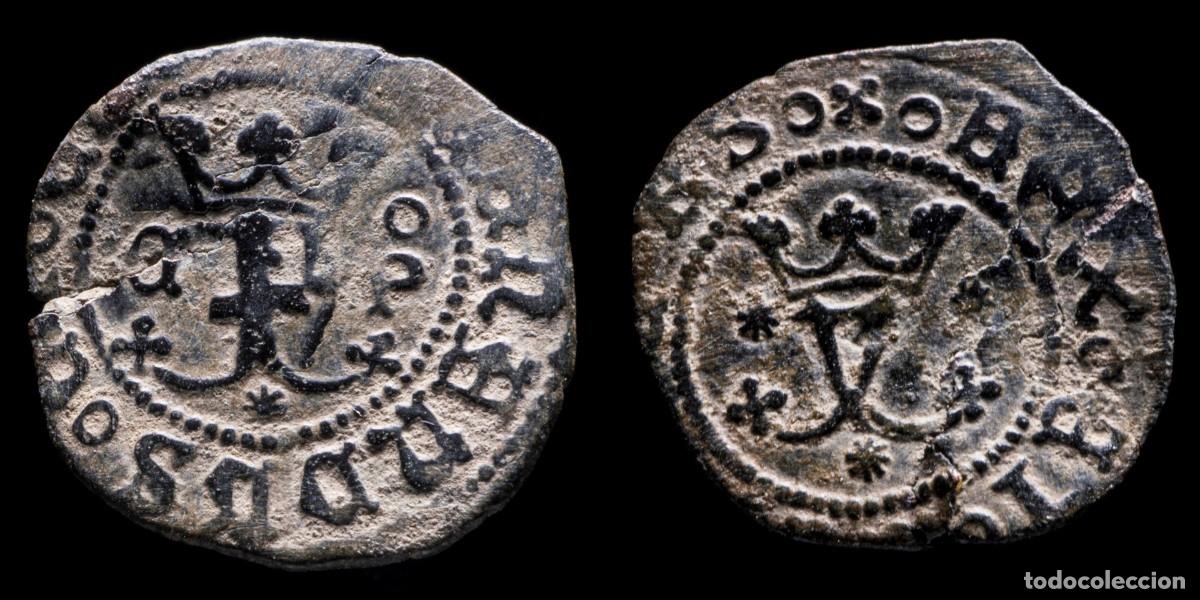 Monedas de Espa&ntilde;a: 1474-1504, Blanca Catholic Kings, Cuenca Mint - 17 mm / 0,74 gr.