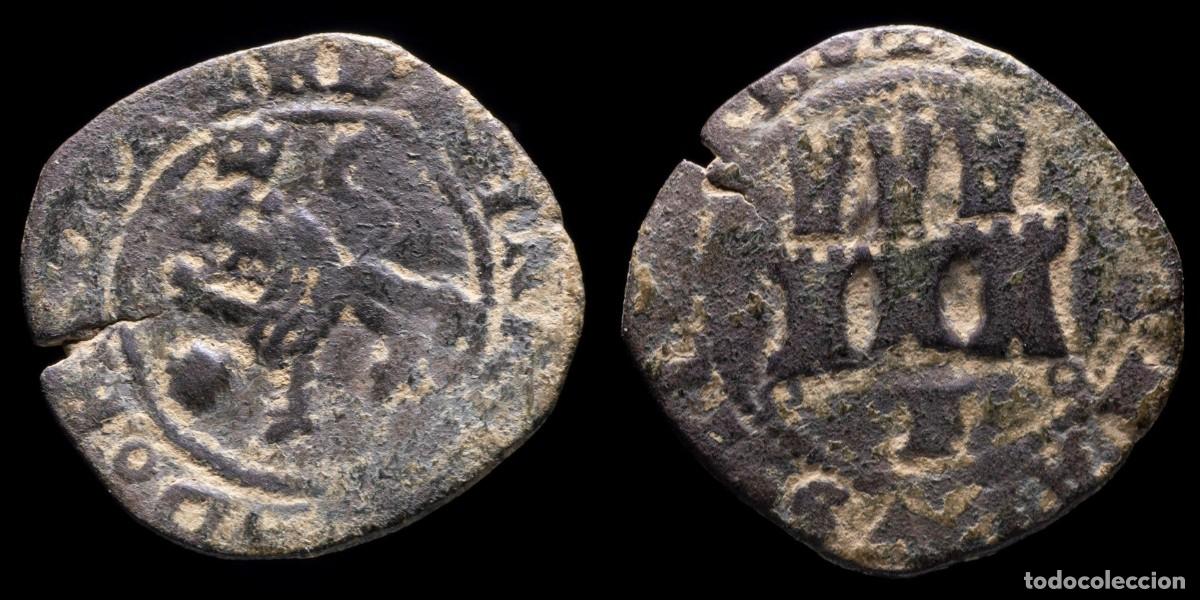 Coins of Spain: 1474-1505, 2 Maravedis Catholic Kings, Coru&ntilde;a Mint - 24 mm / 3,61 gr.