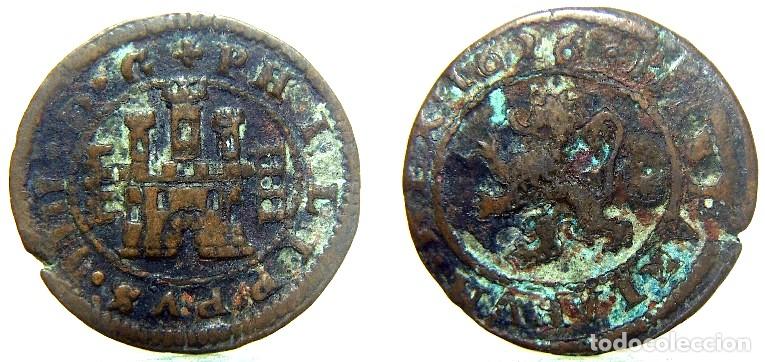 Monedas de Espa&ntilde;a: Moneda de FELIPE IV 4 Maraved&iacute;s 1626 Segovia ingenio