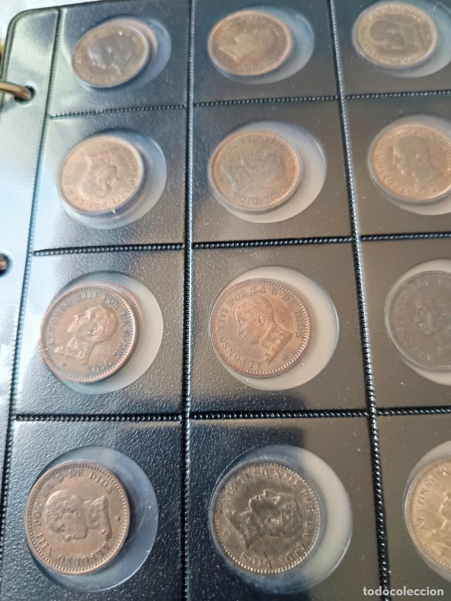 M&uuml;nzen von Spanien: Lote 674 monedas de 1 y 2 c&eacute;ntimos Alfonso XIII y gobierno provincial