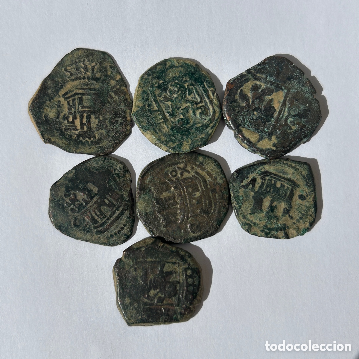 Monedas de Espa&ntilde;a: Lote maraved&iacute;s Austrias - Foto 3