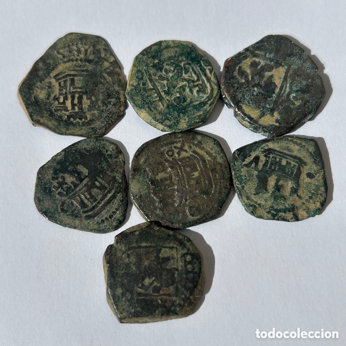 Monedas de Espa&ntilde;a: Lote maraved&iacute;s Austrias - Foto 5