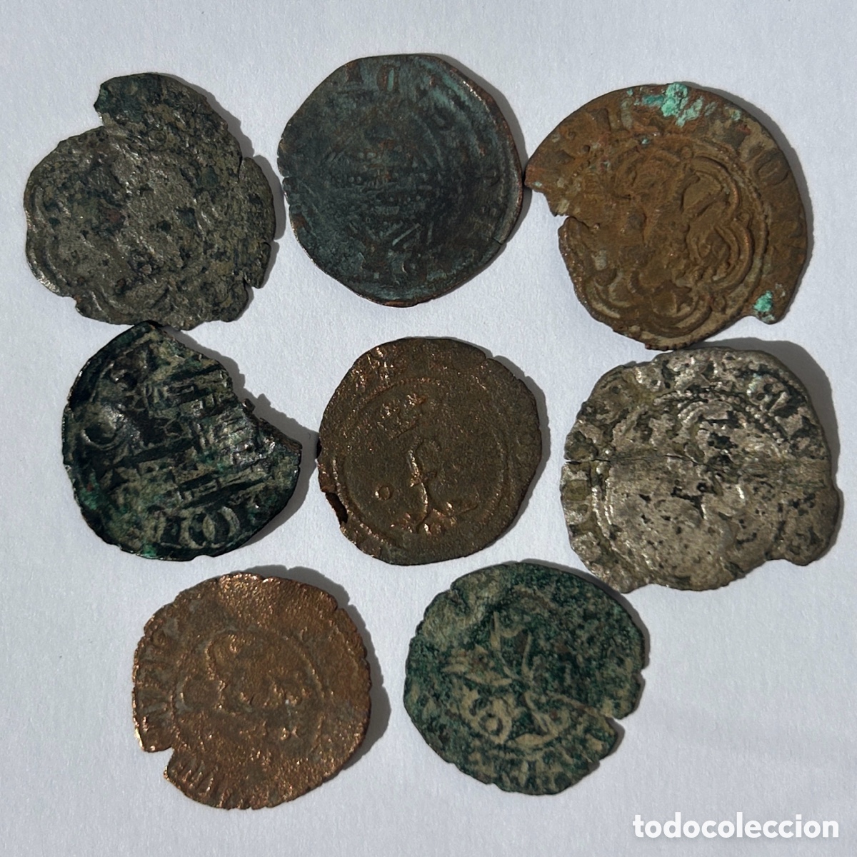 Monedas de Espa&ntilde;a: Lote variado Reyes Cat&oacute;licos y Austrias - Foto 2
