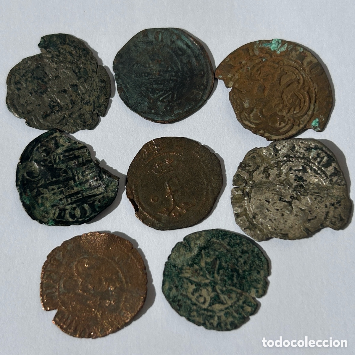 Monedas de Espa&ntilde;a: Lote variado Reyes Cat&oacute;licos y Austrias - Foto 3