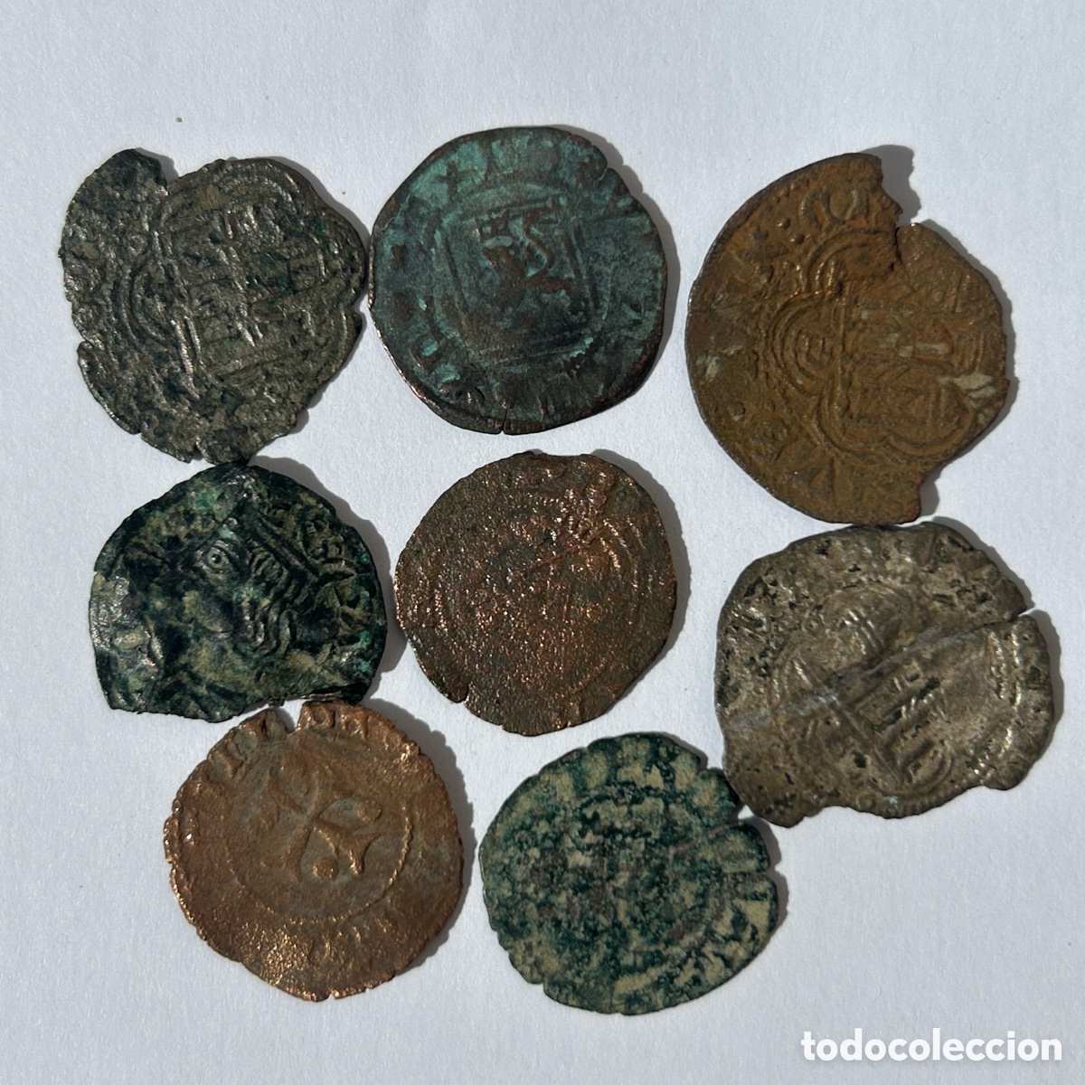Monedas de Espa&ntilde;a: Lote variado Reyes Cat&oacute;licos y Austrias - Foto 4