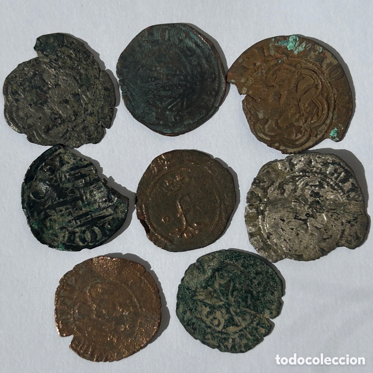 Monnaies d'Espagne: Lote variado Reyes Cat&oacute;licos y Austrias