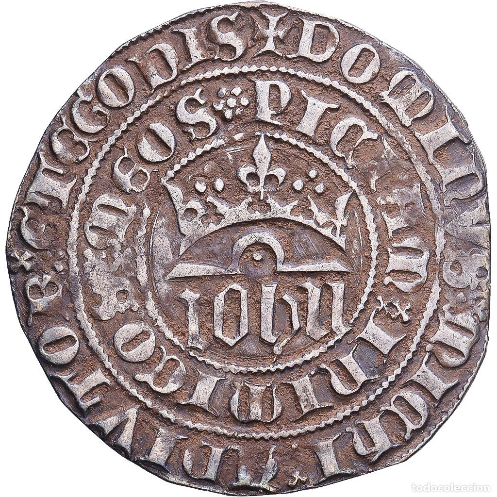 Monedas de Espa&ntilde;a: [#1203224] Espa&ntilde;a, Juan I, Real, 1379-1390, Seville, Plata, MBC
