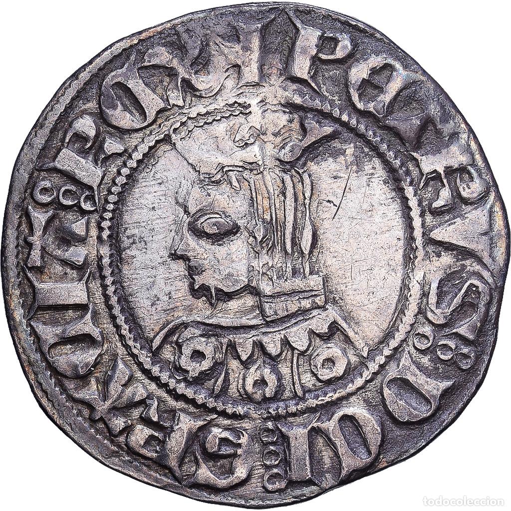 Monedas de Espa&ntilde;a: [#1203232] Espa&ntilde;a, Pierre III d'Aragon, Real, 1336-1387, Barcelona, Plata, MBC