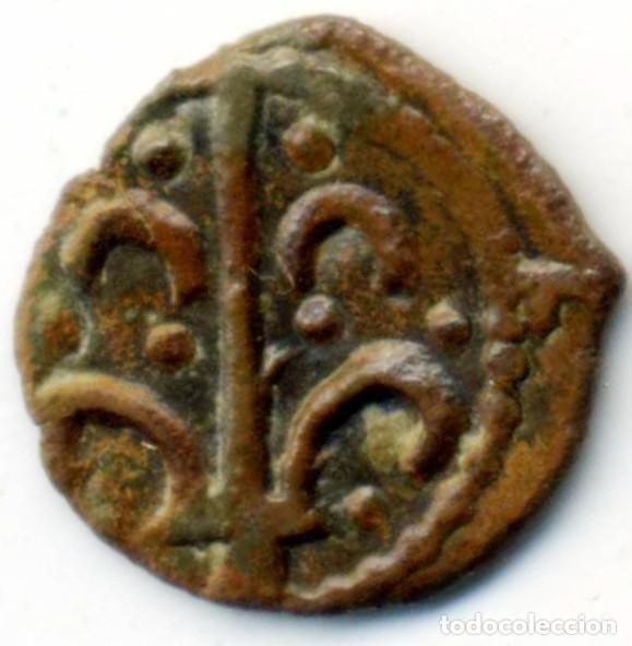 Monedas de Espa&ntilde;a: XS- LLEIDA Felip II (III) (1599-1621) Diner Menut Vell d'estil tosc