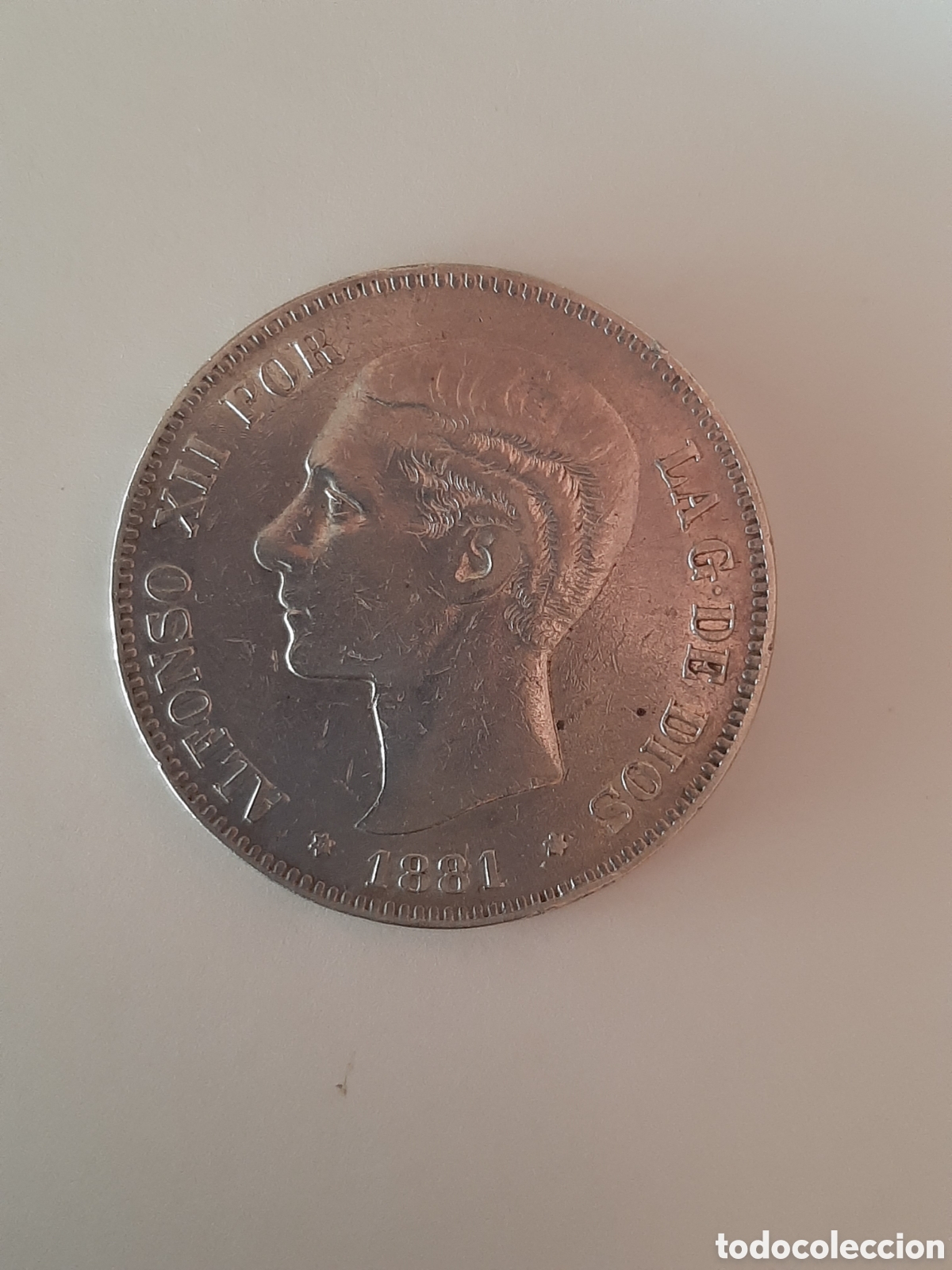 Monedas de Espa&ntilde;a: ESPA&Ntilde;A ALFONSO XII 5 PESETAS PLATA 1881 MSM