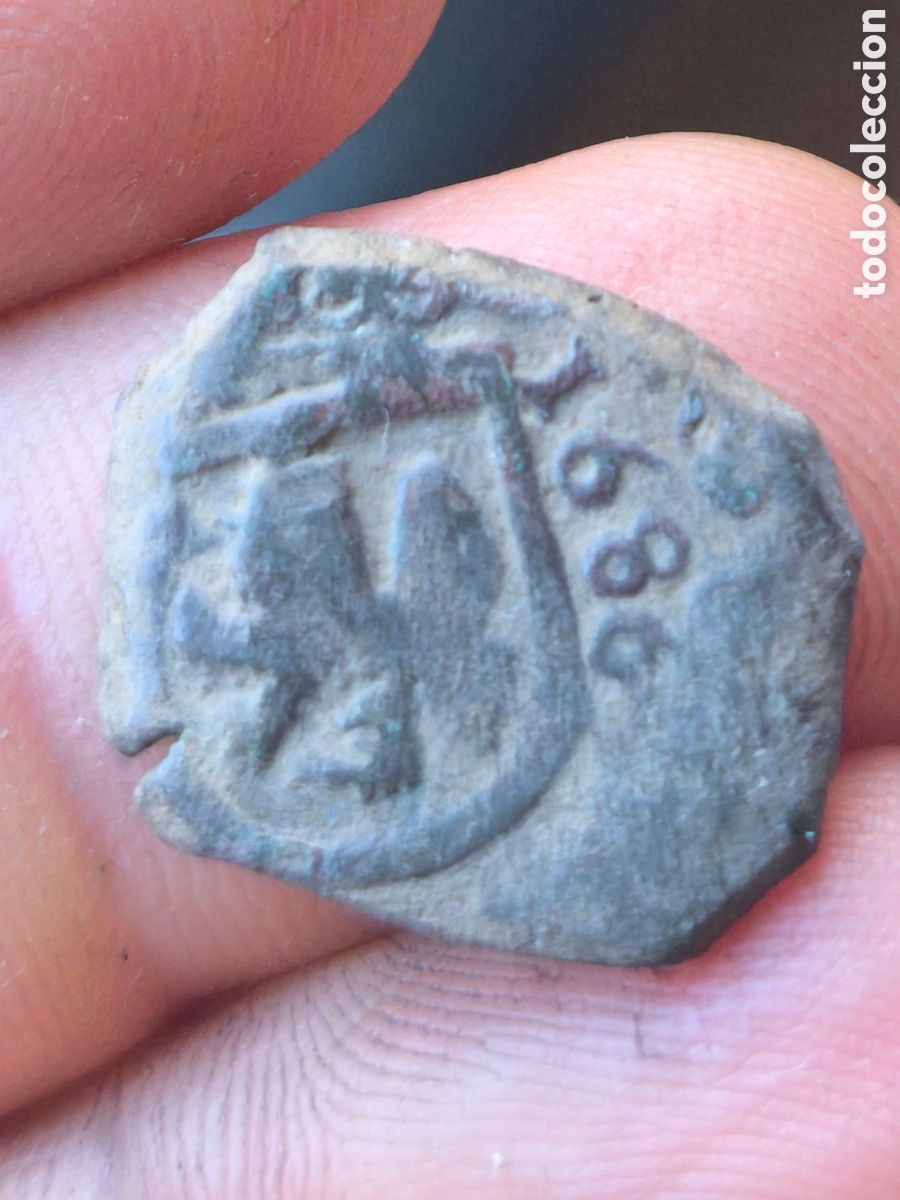 Monedas de Espa&ntilde;a: Carlos II 1686 2 maravedis VALLADOLID VL