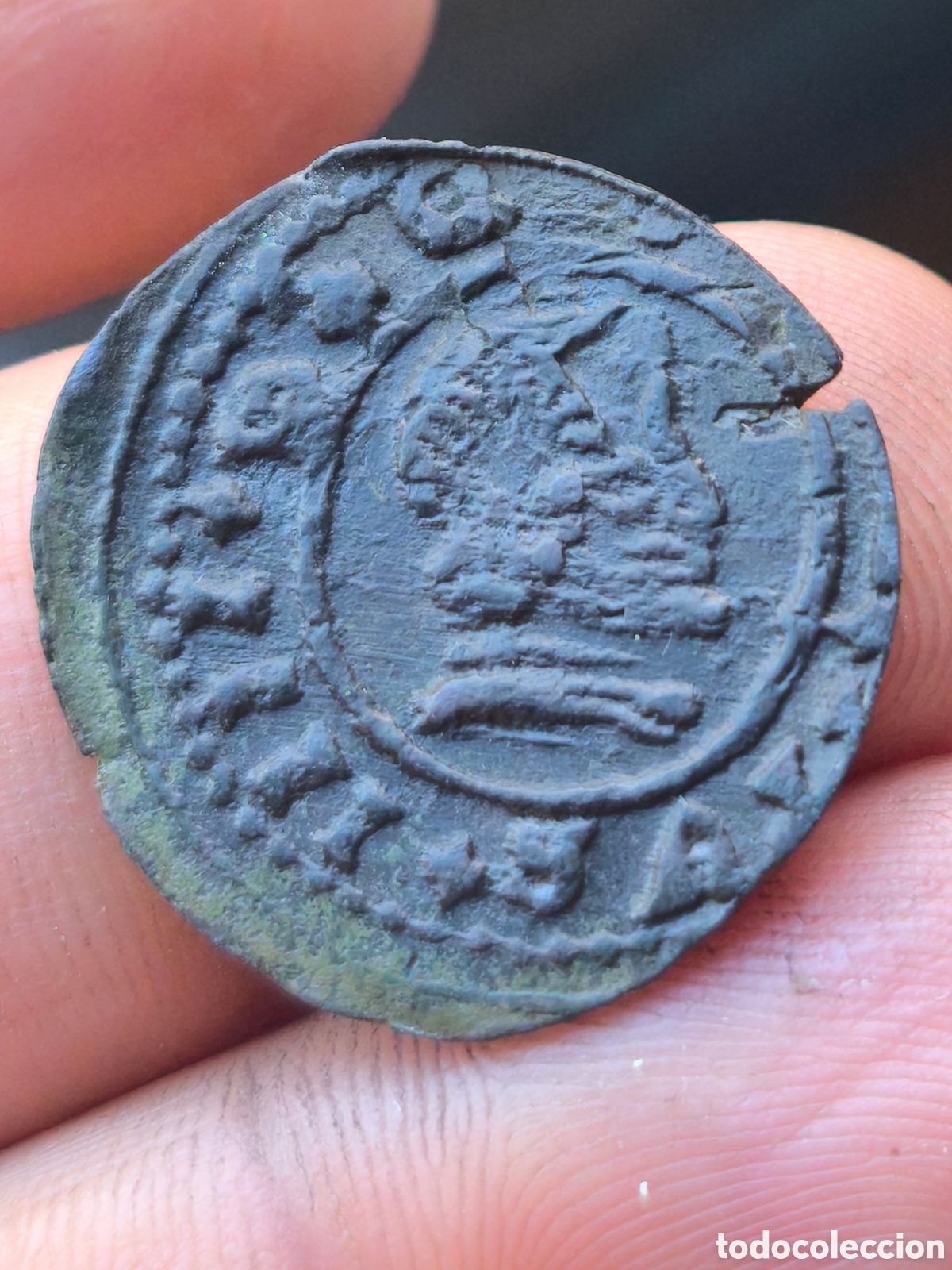 Monedas de Espa&ntilde;a: Felipe IV FALSA DE EPOCA 1655 16 maravedis