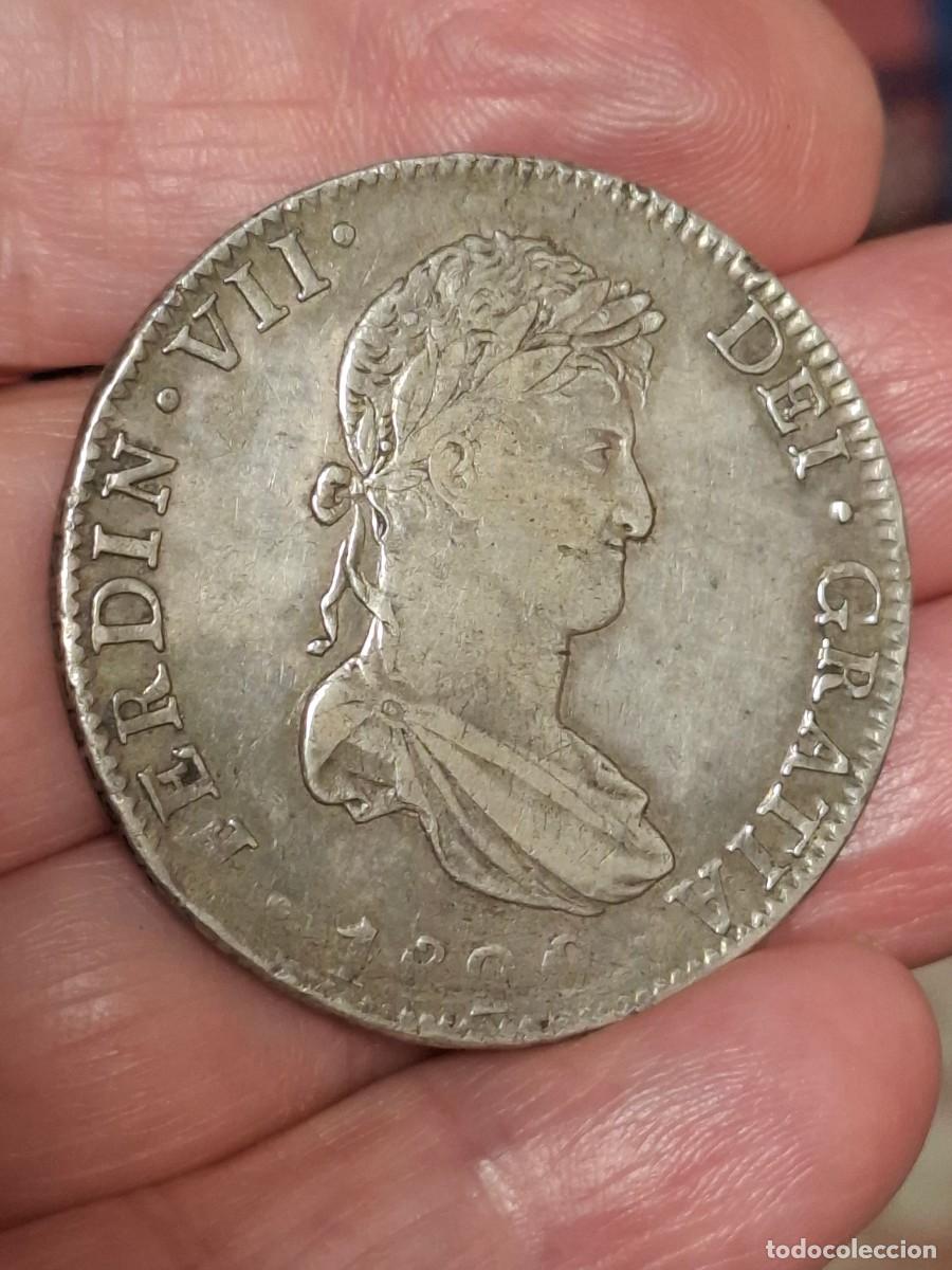 M&uuml;nzen von Spanien: MONEDA DE 8 REALES DE FERNANDO VII DE 1828 (MEJICO) ESCASA