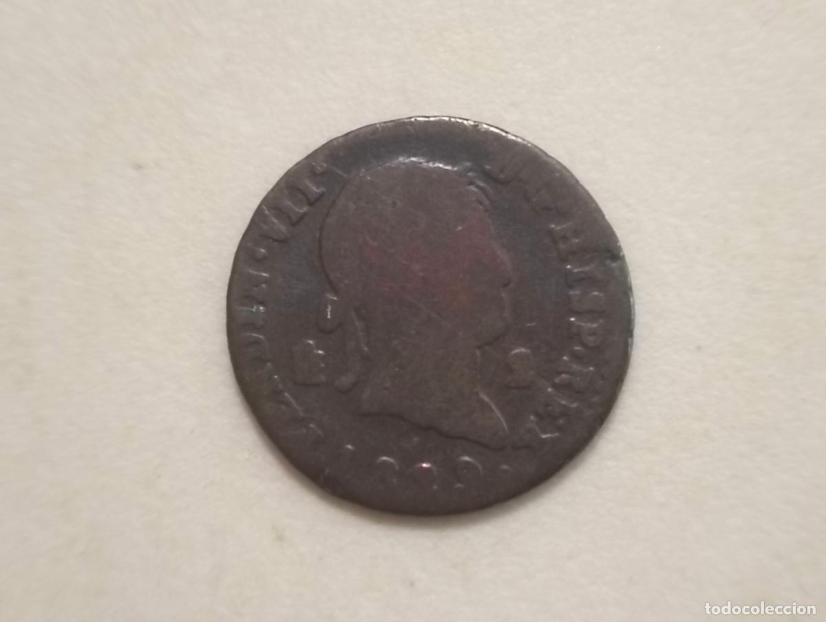 Monedas de Espa&ntilde;a: MONEDA COBRE, FERNANDO VII, A&Ntilde;O 1829, 2 MARAVEDIS, CECA SEGOVIA