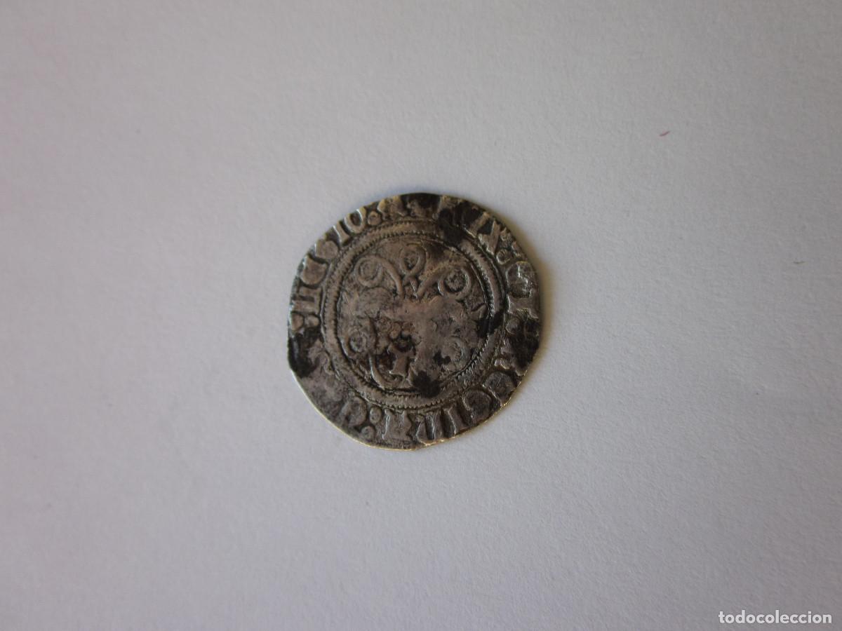 Moedas de Espanha: Medio Real: Reyes cat&oacute;licos. Toledo. Plata.