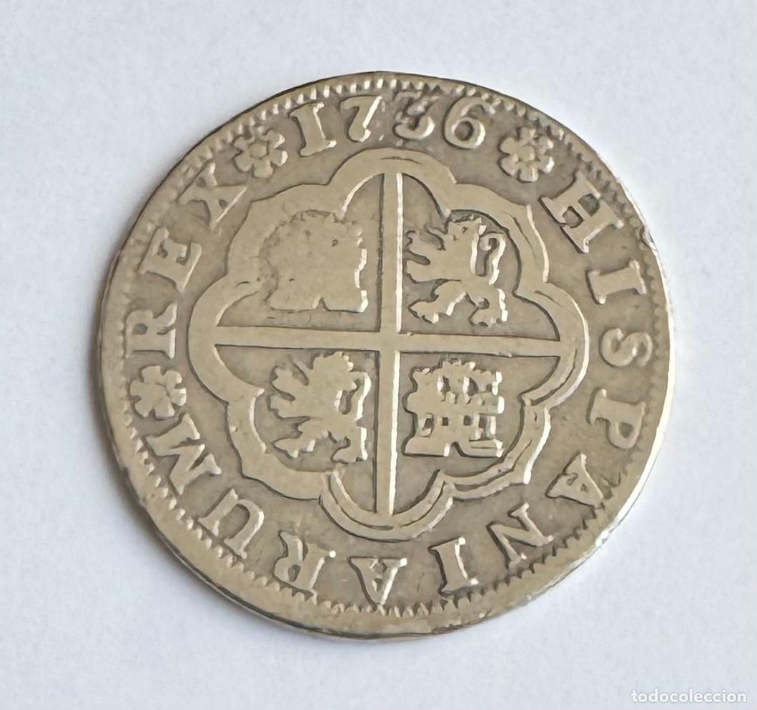 Monedas de Espa&ntilde;a: 2 REALES - FELIPE V - A&Ntilde;O 1736 - SEVILLA - AP - PLATA