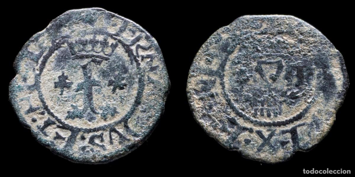 Monedas de Espa&ntilde;a: 1497-1566, Blanca Catholic Kings, Toledo Mint - 18 mm / 1,26 gr.