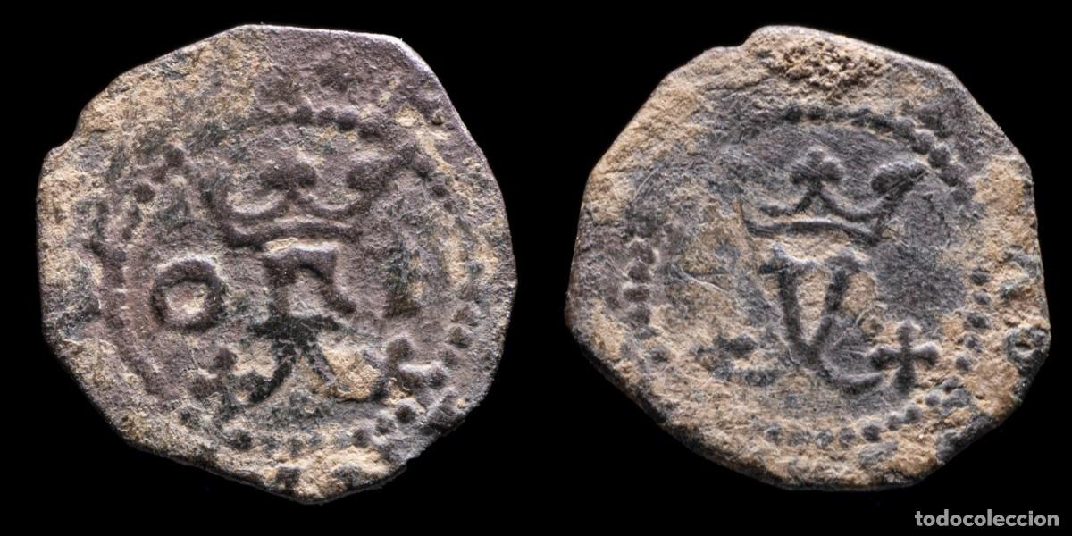 Monedas de Espa&ntilde;a: 1497-1566, Blanca Catholic Kings, Cuenca Mint - 16 mm / 0,70 gr.