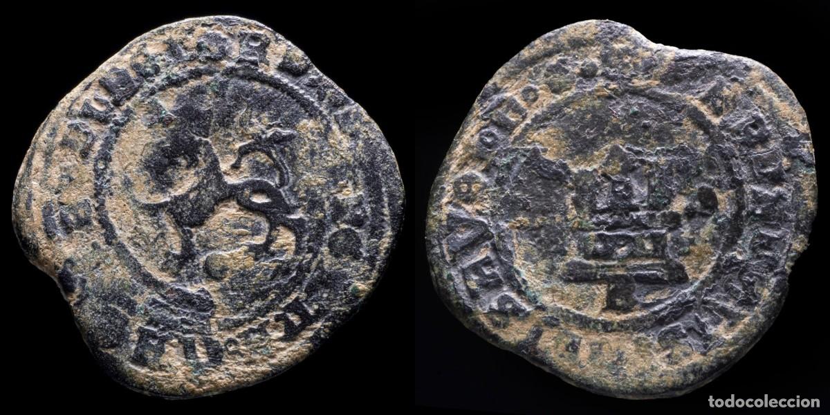 Monedas de Espa&ntilde;a: 1474-1505, 2 Maravedis Catholic Kings, Burgos Mint - 26 mm / 5,23 gr.