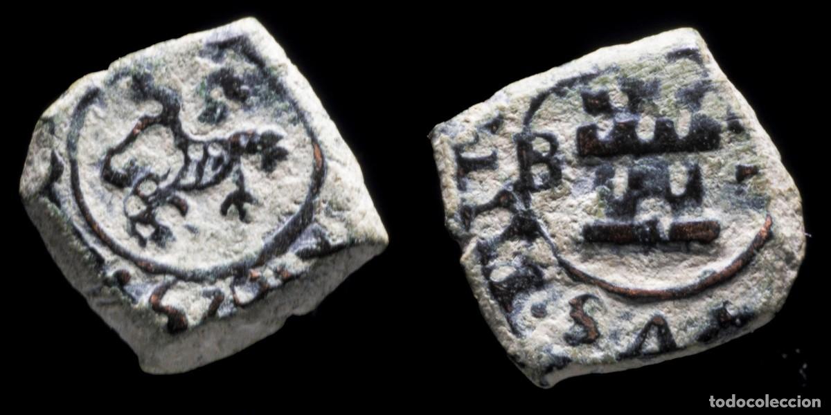 Monedas de Espa&ntilde;a: 1528-1621, 2 Maravedis Philips III, Burgos Mint (Hammered) - 12 mm / 2,02 gr.