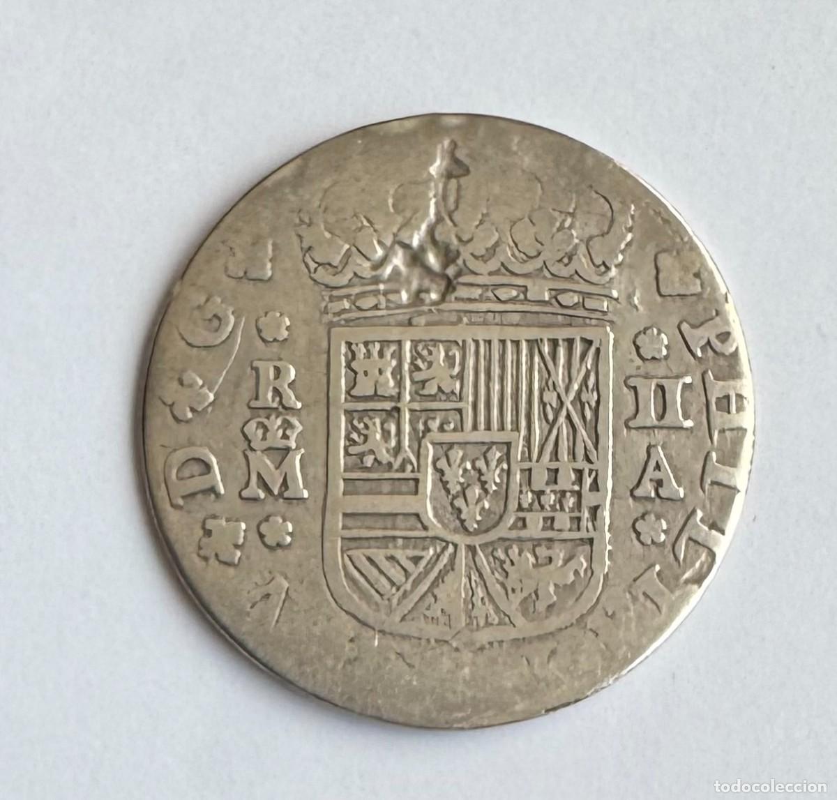 Monedas de Espa&ntilde;a: 2 REALES - FELIPE V - CECA DE MADRID - ENSAYADOR A