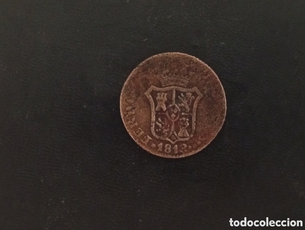 Monedas de Espa&ntilde;a: Moneda de 3 quartos 1813 Fernando VII