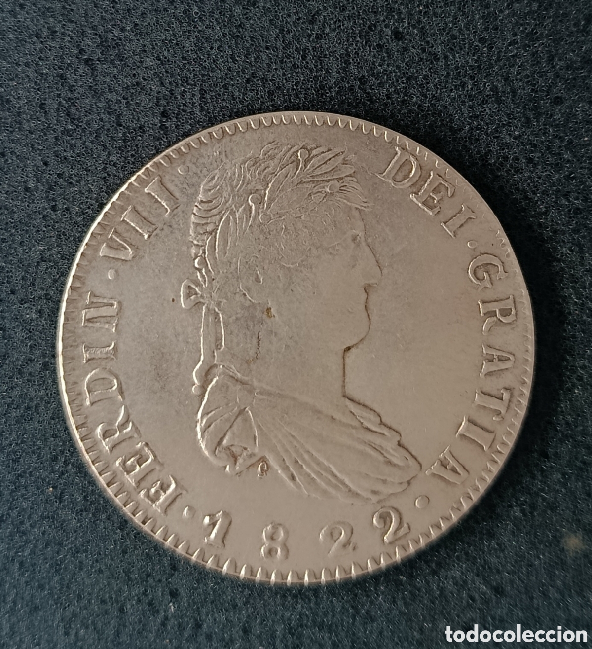 M&uuml;nzen von Spanien: COPIA FERNANDO VII 1822 8 REALES ZACATECAS