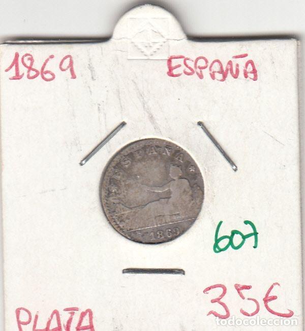 M&uuml;nzen von Spanien: CRE0607 MONEDA ESPA&Ntilde;A GOBIERNO PROVISONAL 50 CENTIMOS PLATA 1869