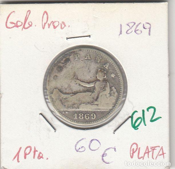 M&uuml;nzen von Spanien: CRE0612 MONEDA ESPA&Ntilde;A GOBIERNO PROVISIONAL 1 PESETA PLATA 1869